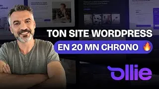 Miniature : Crée ton site WordPress en 20 minutes avec Ollie Pro (FSE facile)