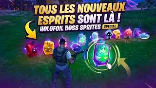 Miniature : TOUS LES NOUVEAUX ESPRITS SUR FORTNITE  ( ALL NEW SPRITES IN FORTNITE )