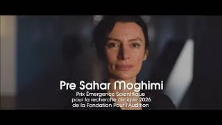 Miniature : Sahar Moghimi - Prix Émergence Scientifique pour la recherche clinique 2026