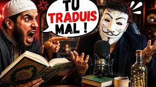 Miniature : Il monte confiant , descend en apostasiant à cause d'une 🍾 🤫#Coran #Traduction #Humour