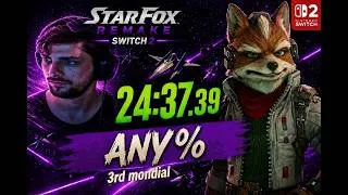 Miniature : Speedrun Star Fox Remake Switch 2 Any% 3ème mondial 24:37.39