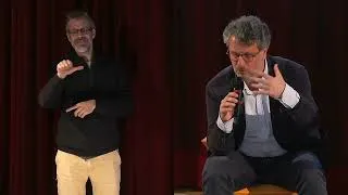 Miniature : 👋 Interprète FR-LSF - Vivre avec les animaux au temps des virus pandémiques - Frédéric Keck