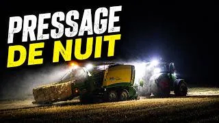 Miniature : Fendt + Krone a la paille de nuit (une fusée 🚀)