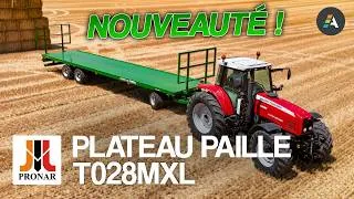 Miniature : NOUVEAUTE - plateau paille T028MXL PRONAR