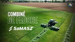 Miniature : Démonstration de fauche XXL avec le combiné SaMASZ sur un DEUTZ-FAHR 🟢