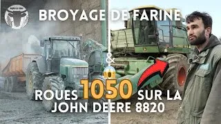 Miniature : BROYAGE de FARINE & MONTAGE de ROUES 1050 sur ma MOISSONNEUSE 8820