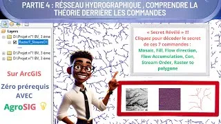 Miniature : Etape 4 - Les 7 SECRETS d'ArcGIS pour TRACER un Réseau Hydrographique Parfait (Flow .. Expliqués)