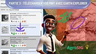 Miniature : Étape 3 – Télécharger gratuitement des fichiers MNT (GeoTIFF) sur Earth Explorer