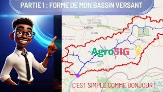 Miniature : Étape 1 – Identifier son bassin versant à partir d’un exutoire (MgHydro + Earth Explorer + ArcGIS)