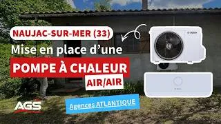 Miniature : Pose et mise en service d'une pompe à chaleur Air/Air à Naujac-sur-Mer (33)