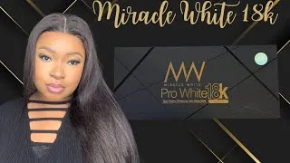 Miniature : Revue : problème de décoloration, hyperpigmentation, taches sombres…Miracle white Pro White 18K