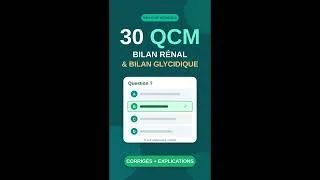 Miniature : QCM Blilan renal et bilan glycidique
