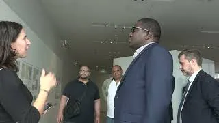 Miniature : Visite de Mr Samba Bathily au Mémorial de Drancy