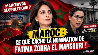 Miniature : Maroc : Ce Que Cache la Nomination de Fatima Zohra El Mansouri !