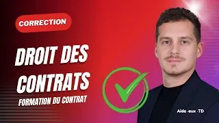 Miniature : Exemple de cas pratique corrigé en droit des contrats (Formation du contrat) - 3/4