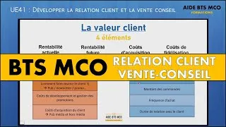 Miniature : AIDE BTS MCO | Qu'est-ce que la valeur client ? Comment la mesurer ? | DRCV