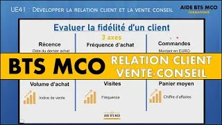 Miniature : AIDE BTS MCO | Comment évaluer la fidélité d'un client ? | Relation client et vente conseil