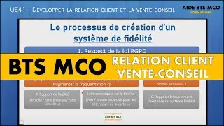 Miniature : AIDE BTS MCO | Comment créer un système de fidélité ? | Relation client et vente conseil