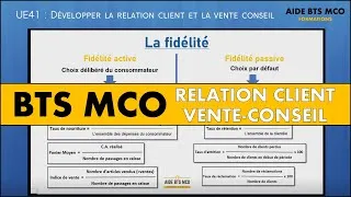 Miniature : AIDE BTS MCO | Fidélité active ? Ou fidélité passive ? | Relation client et vente conseil