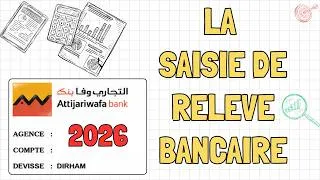 Miniature : Saisie du Relevé Bancaire en Comptabilité | Exercice Pratique Complet (Aide Comptable Maroc 2026)
