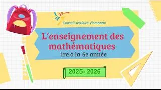 Miniature : Capsule math élémentaire 2025-2026