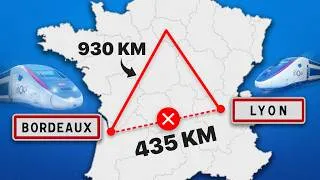 Miniature : Pourquoi la SNCF REFUSE de passer par le Massif Central (c'est politique)