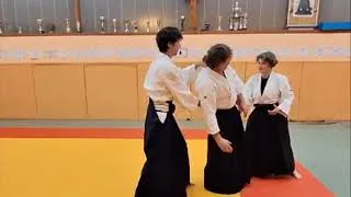 Miniature : Aikido - Exercice très simple pour apprendre à gérer plusieurs adversaires