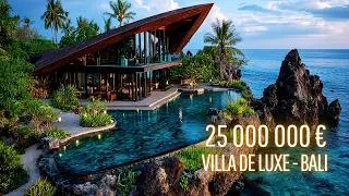 Miniature : Visite d'une Villa Balinaise à 25 000 000 Millions € - Luxe et Vue Imprenable sur l'Océan Indien