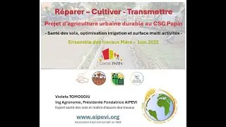 Miniature : Projet d'agriculture urbaine durable au CSC Papin 2025