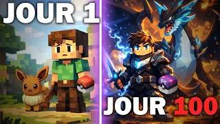 Miniature : J'AI PASSÉ 100 JOURS AVEC DES POKÉMONS SUR MINECRAFT