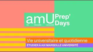 Miniature : amU Prep'Days 2026 ‒ Capsule vidéo 6 : Vie universitaire et quotidienne
