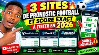 Miniature : 3 SITES DE PRONOSTIC FOOTBALL ET SCORE EXACT À TESTER EN 2026 🔥⚽