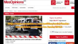 Miniature : Défendez nos policiers pour continuer à être défendu ! Signez la pétition