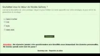 Miniature : Sondage : Souhaitez-vous le retour de Nicolas Sarkozy ?