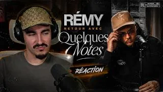 Miniature : Réaction au retour de REMY - Quelques Notes (Ton rappeur préféré ne sait pas faire ça)