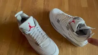Miniature : (UNBOXING) NIKE AIR JORDAN 4 OREO TECH WHITE