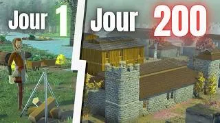 Miniature : Construire en 200 jours une forteresse impénétrable dans Going Medieval