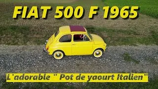 Miniature : Fiat 500 F 1965, l'adorable pot de yaourt made in Italie, vintage, voiture ancienne pas cher