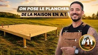 Miniature : Ça y est ! On monte le plancher de la première maison en A / ep 11
