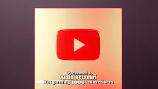 Miniature : 1000 ABONNÉ(E)S - (un grand merci du fond du cœur) - alain belamiri