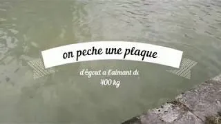 Miniature : Péche a l'aimant #2 on péche une plaque d'égout avec un aimant de 400kg