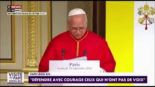 Miniature : Le pape LEON  XVI A PARIS LE 25/09/2026