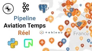 Miniature : Pipeline Temps Réel Aviation ✈️ : OpenSky API, Kafka, Postgres & Tableau (Projet Data) #ep06
