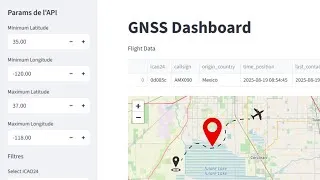 Miniature : 📡 Créer un Tableau de Bord Aéronautique avec OpenSky, Python & Streamlit 🚀 | Data & GNSS #ep04