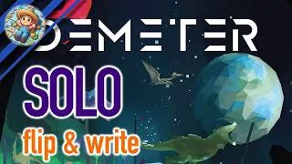 Miniature : 🎓 Apprenez Demeter en jouant ! Partie SOLO complète + règles | Flip & Write