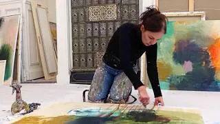Miniature : Voyage au pays de la couleur avec Leena NOUX | Artiste peintre