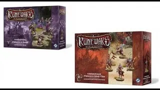 Miniature : Unboxing boites de commandement pour Runewars.