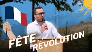 Miniature : Discours de la fête de la Révolution