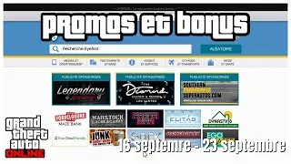 Miniature : PROMOS DE CETTE SEMAINE SUR GTA V ONLINE + conseils