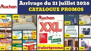 Miniature : catalogue AUCHAN du 21 juillet 2026 ✅ Arrivage soldes d'été 🔥 Promos deals maison cuisine linge pub